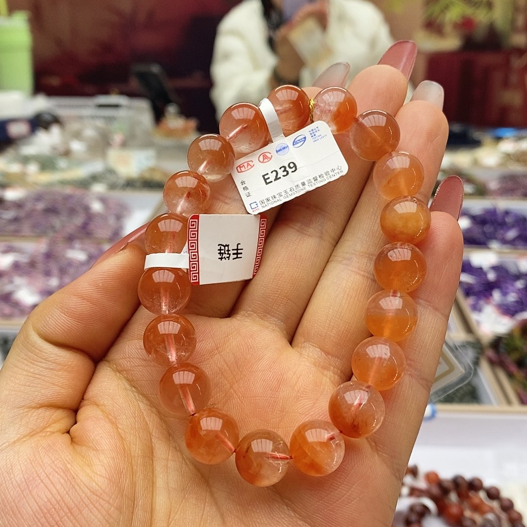 水晶手链未镶嵌尔*E239兔毛