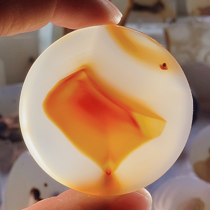 玛瑙/玉髓颈饰足银镀金镶嵌