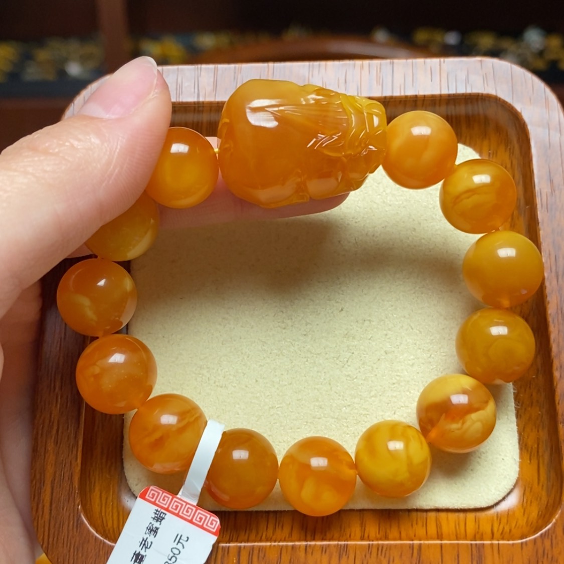 【闪购商品】蜜蜡手链未镶嵌手串