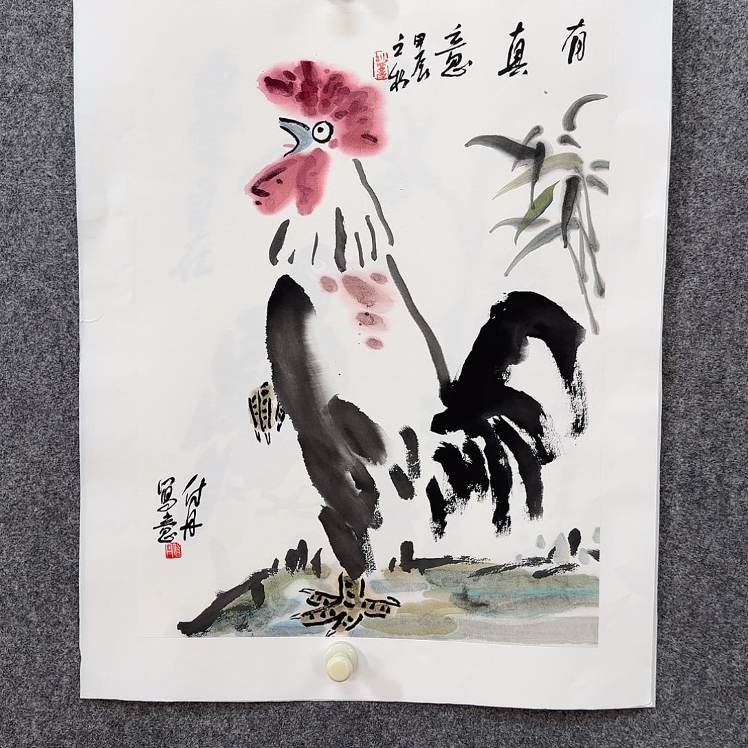 国画杜丹老师手绘作品