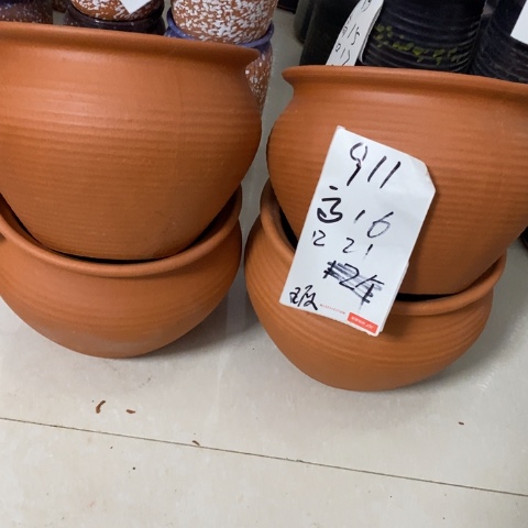 红陶粗陶花盆911