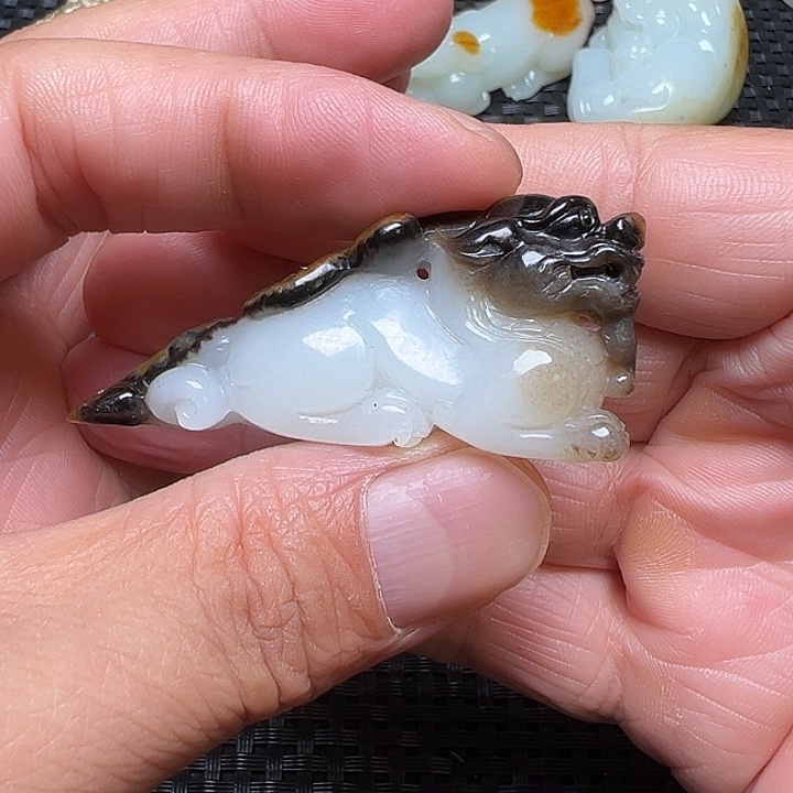 和田玉未镶嵌挂件用****9