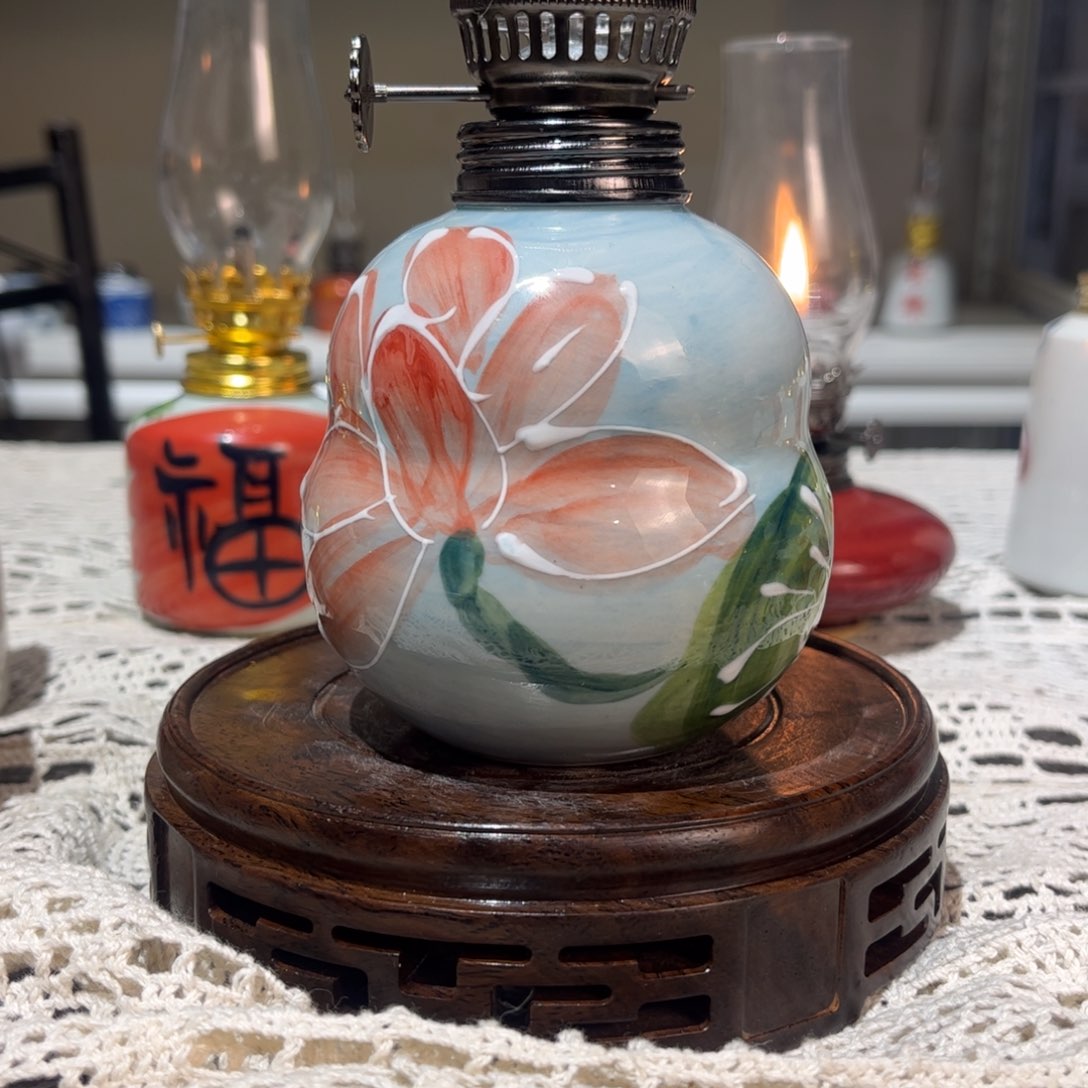摆件景德镇陶瓷香薰灯