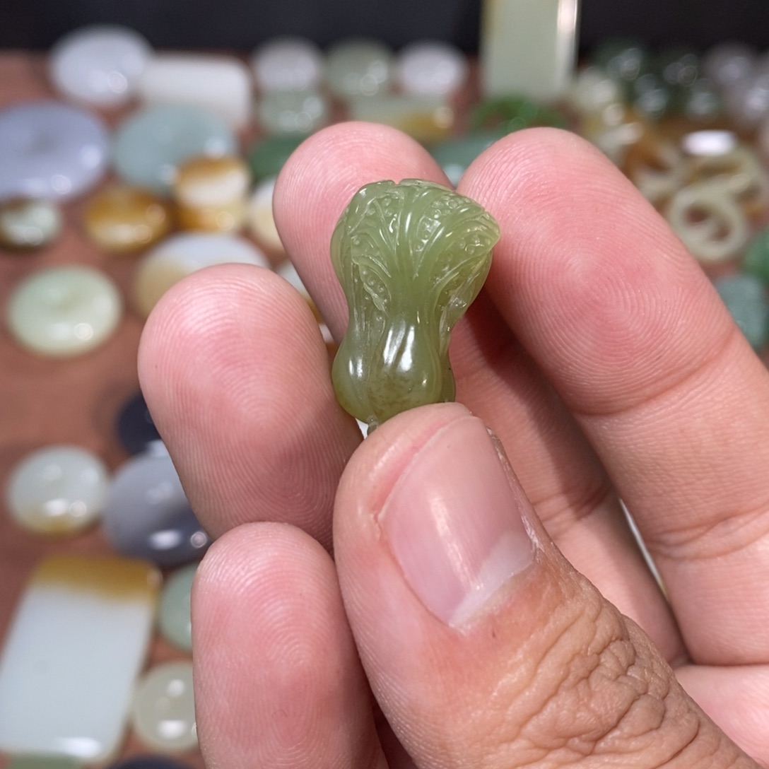 和田玉吊坠(不含链)未镶嵌