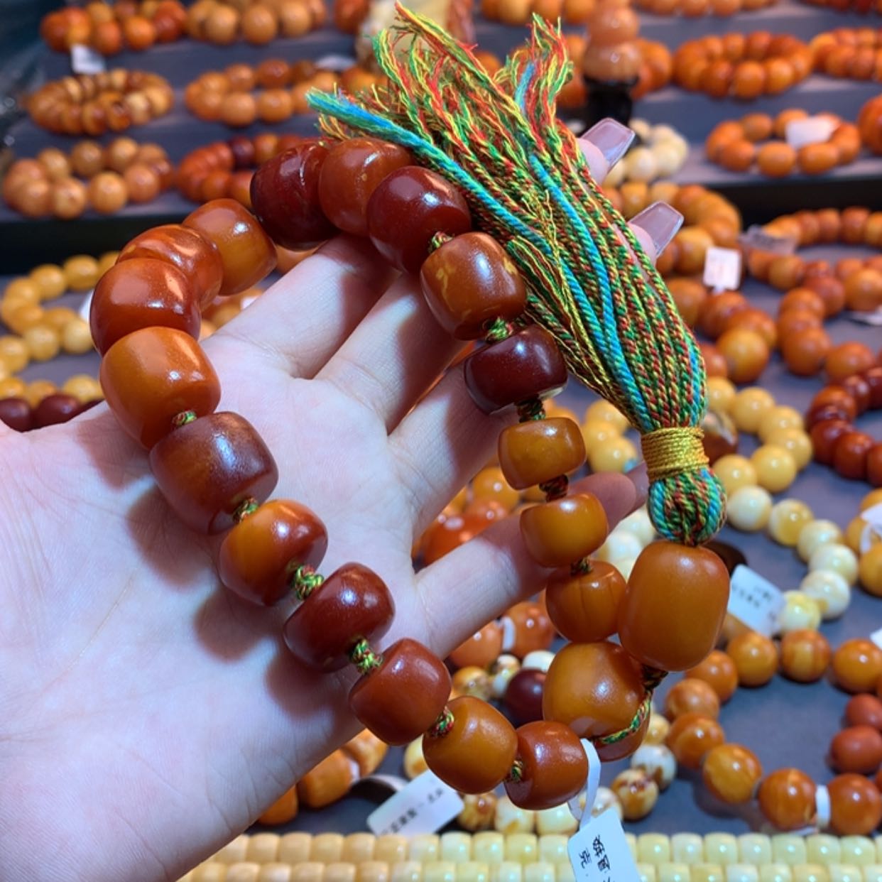 【闪购商品】未镶嵌琥珀手链蜜蜡