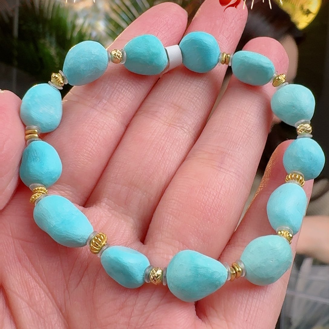 绿松石珠宝奇石未镶嵌