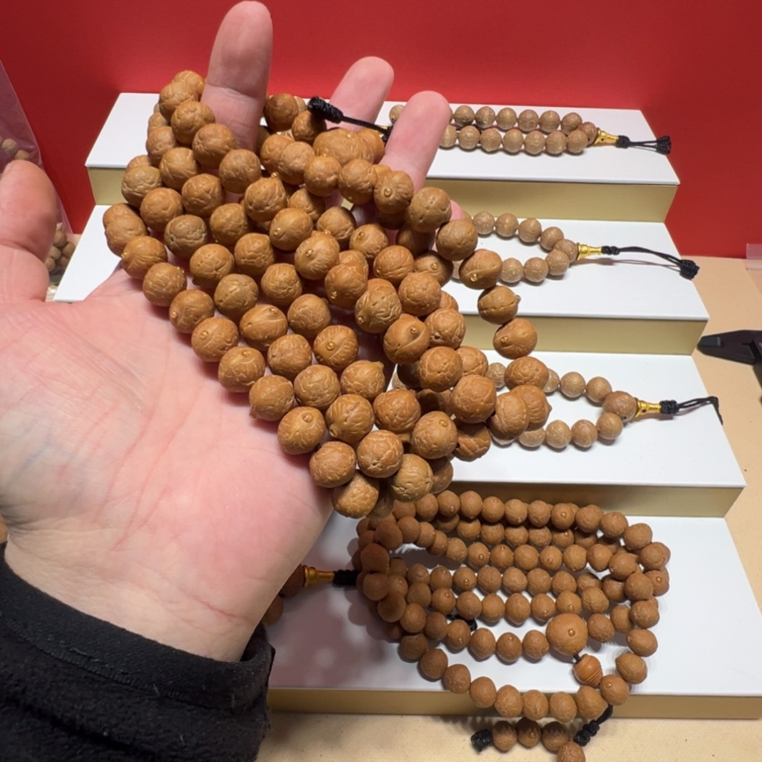 凤眼菩提手串11.5mm凤眼菩提实心籽108颗