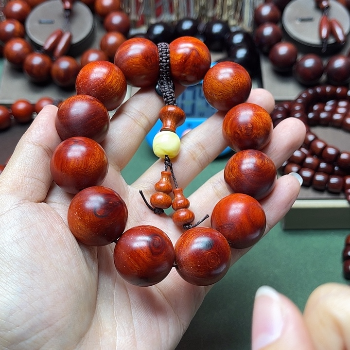 越***野木小叶紫檀手工艺