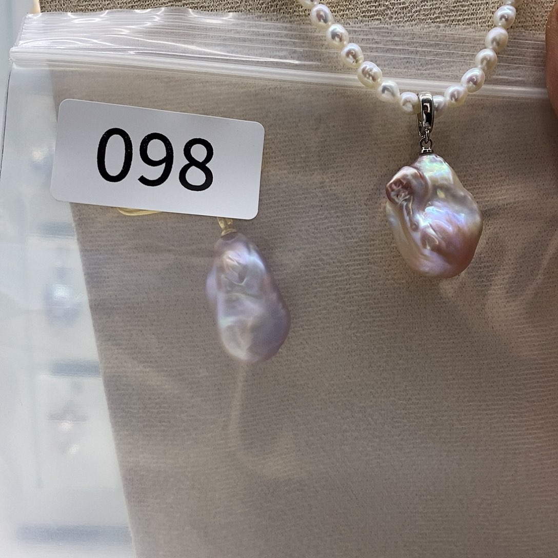 淡水珍珠巴洛克珍珠001合金