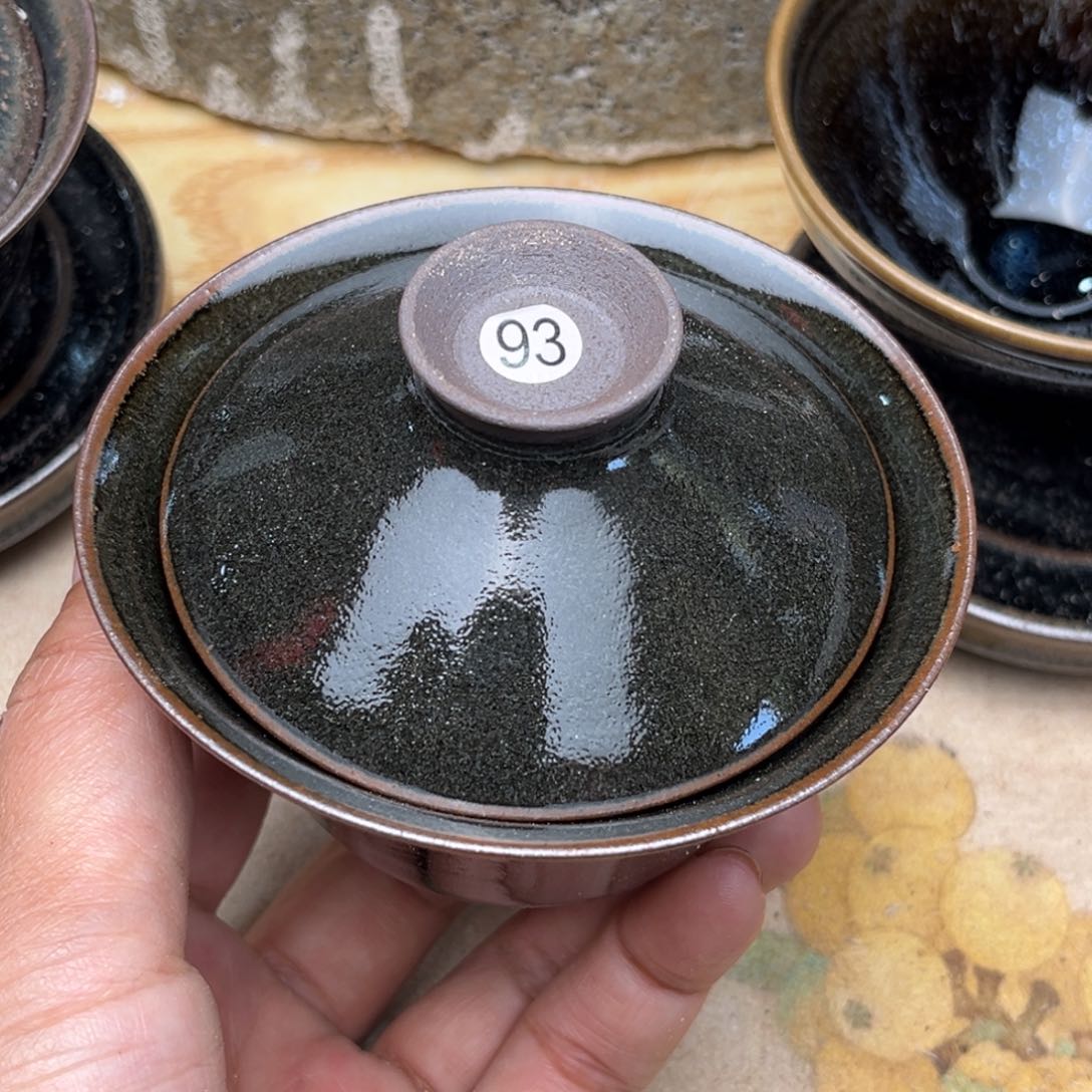 茶盏义兴龙窑坚持真柴烧微瑕