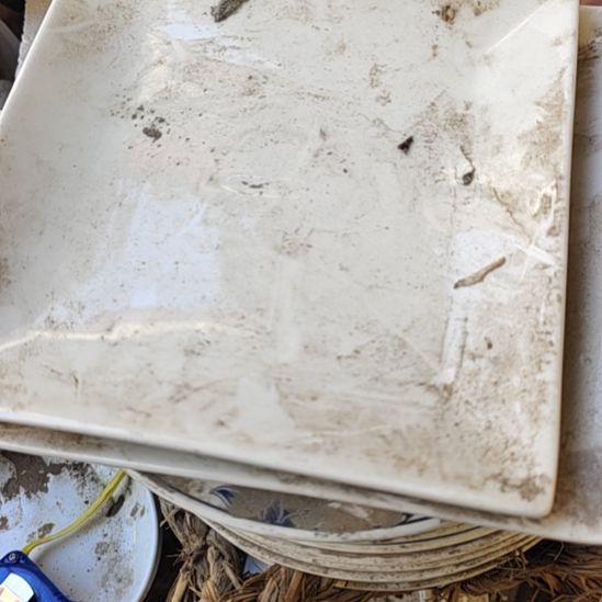 瓷发两个正方盘，国营四厂库存