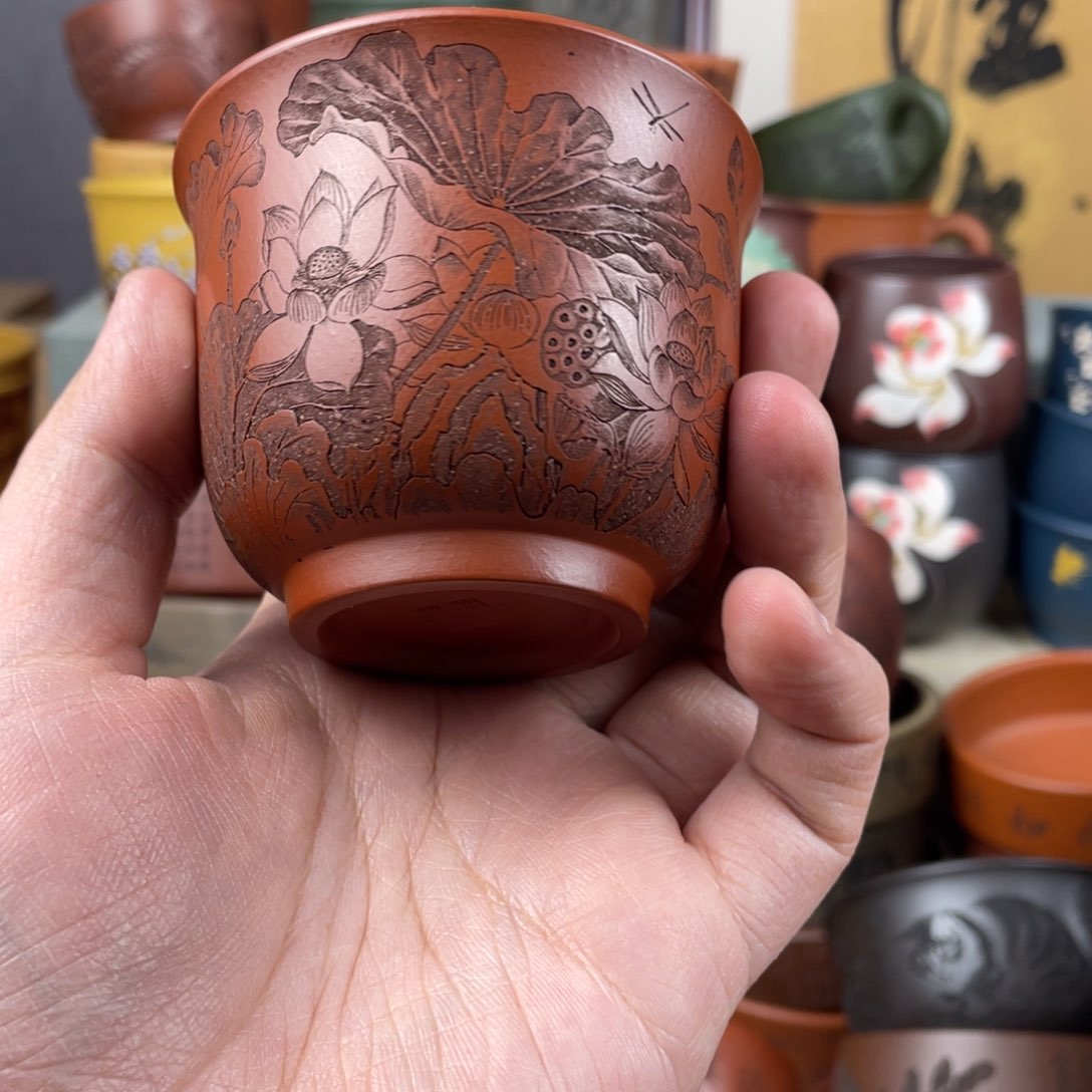 紫砂茶杯紫砂茶杯