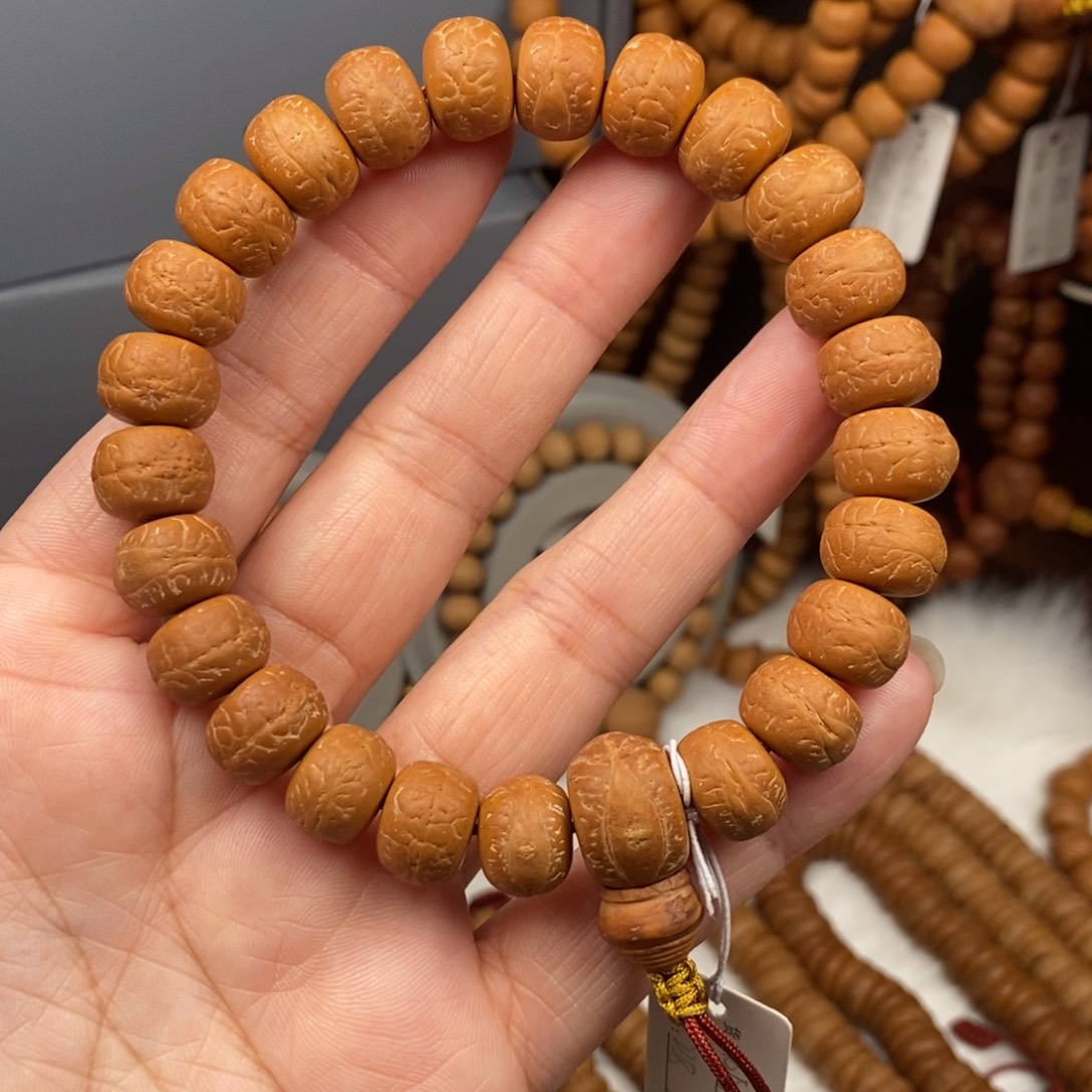 凤眼菩提手串藏式非实心直切13尺24颗