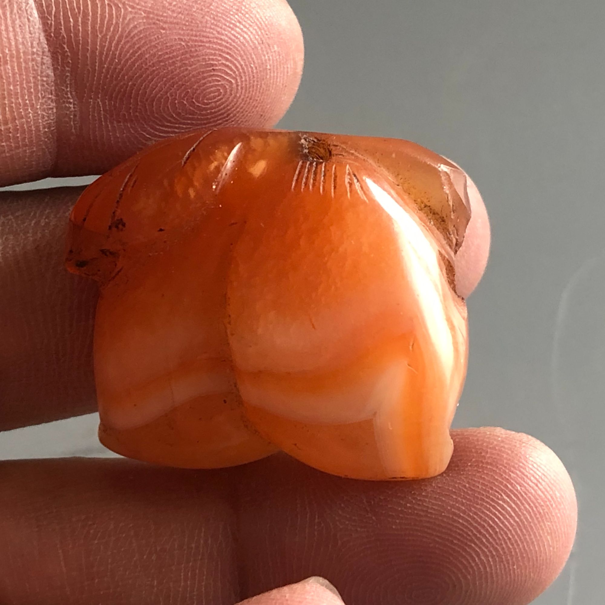 铁合金大理石吊坠 寿桃挂坠寓意好味道好