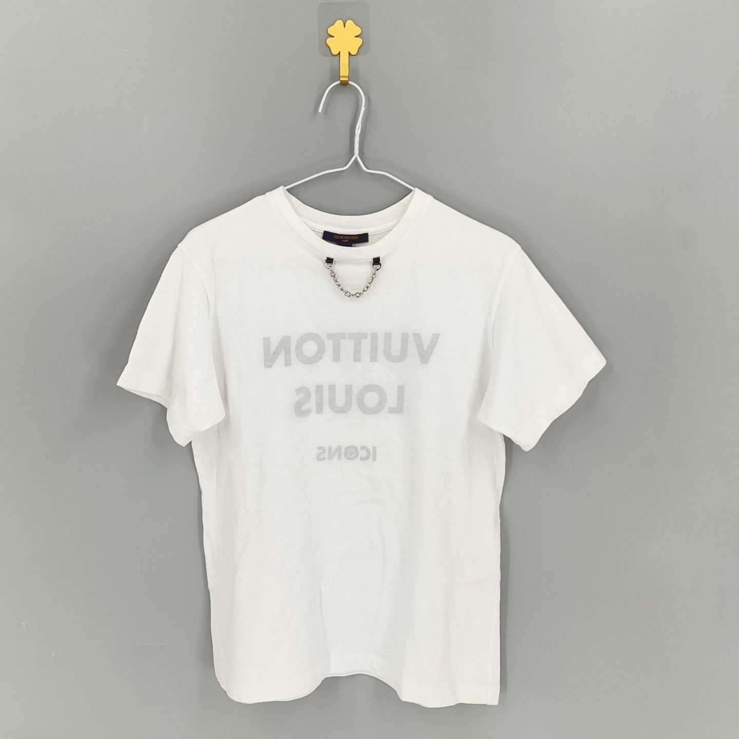 99新 LouisVuitton/路易威登 葡萄籽奢潮/胸前链条圆领短袖/M码