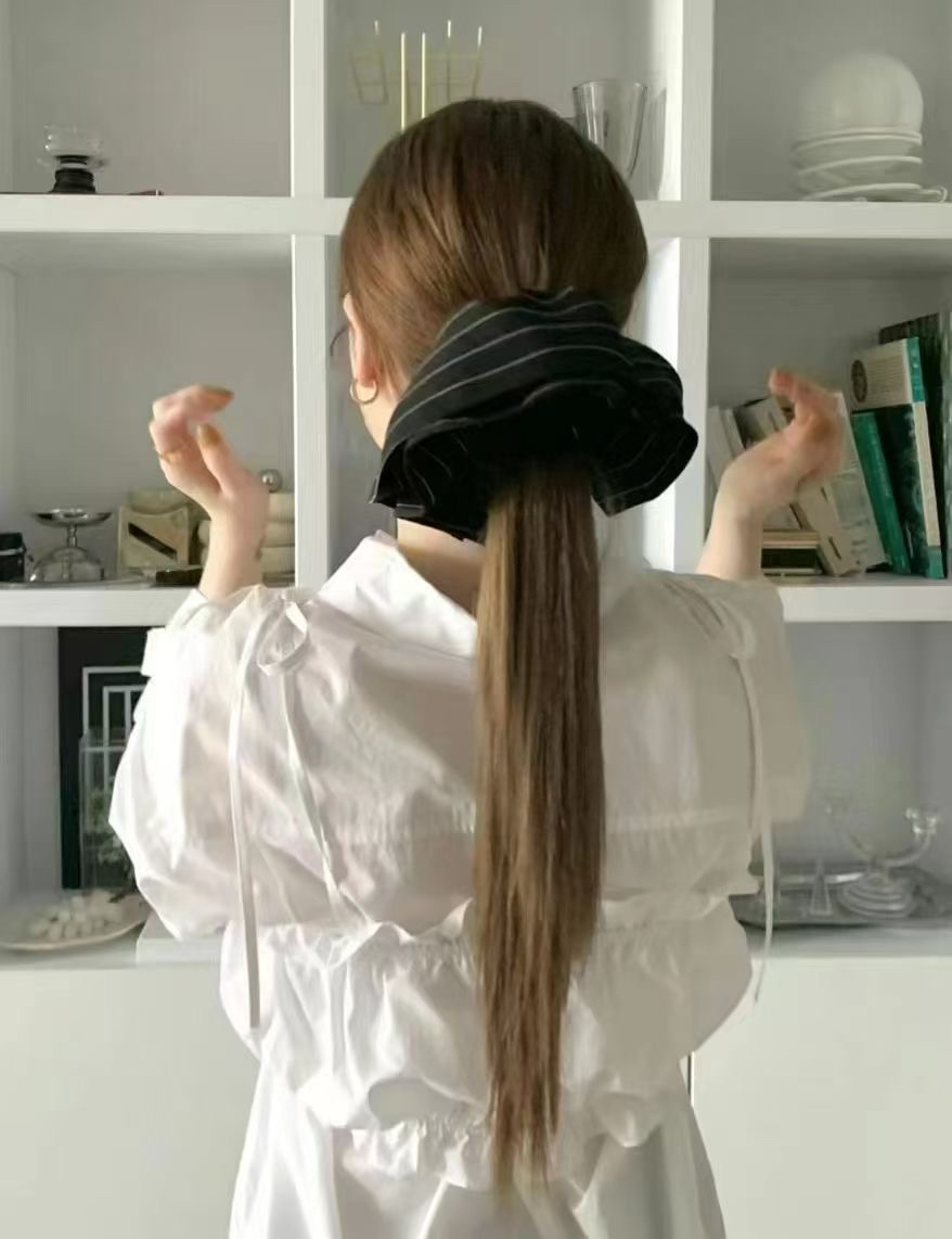 韩系大肠发圈女2025新款网红头绳扎头发橡皮筋高级感发绳发饰