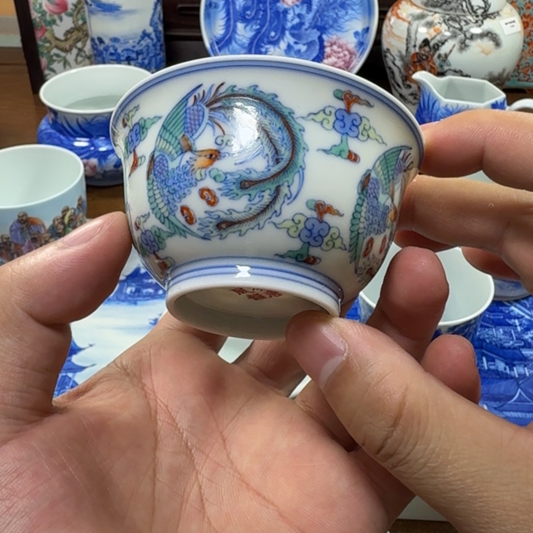 榴***瓜全手工全手绘陶瓷