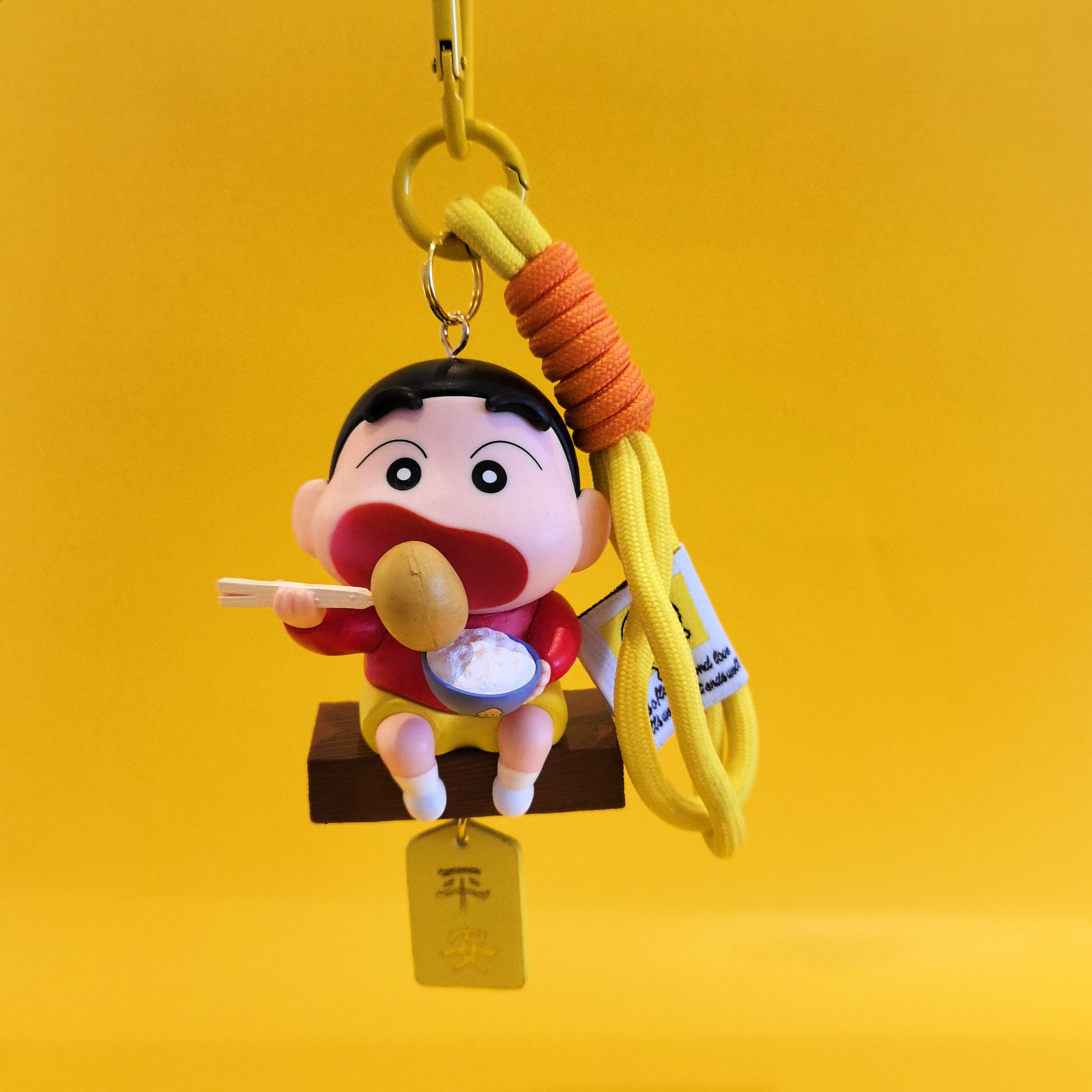 可爱动漫潮玩蜡笔小新汽车装饰后视镜挂件钥匙扣包包挂件款可爱