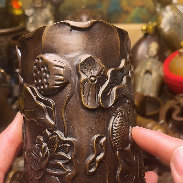 精美铜器批发档口