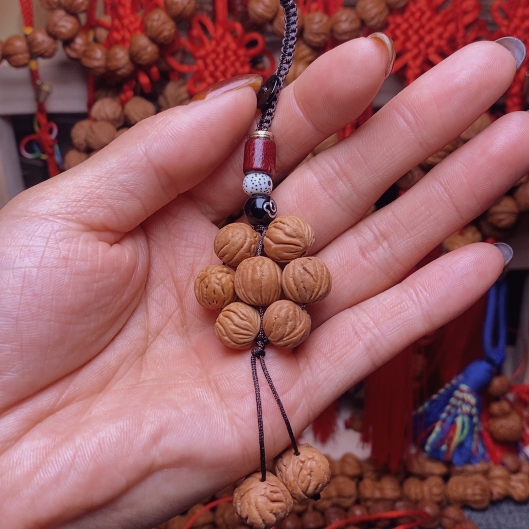 吊坠桃核龙纹桃枭