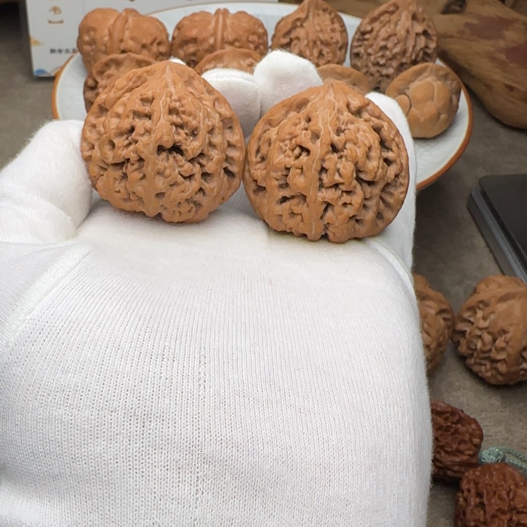 吊坠文玩核桃44全品三角大粗筋