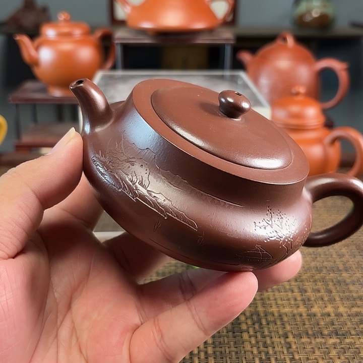 人***味茶壶紫砂宜兴原矿手工紫砂壶