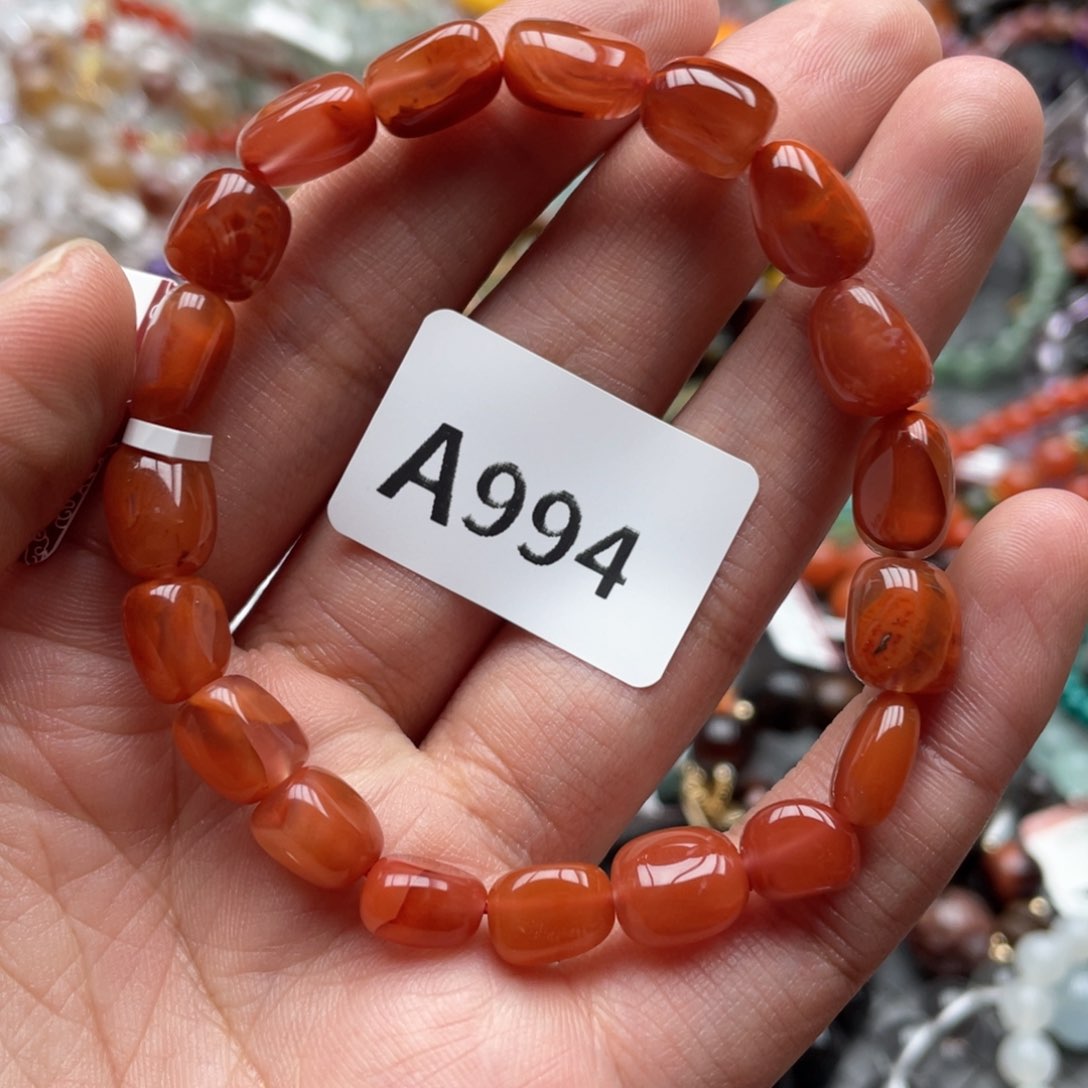 未镶嵌手链南红玛瑙