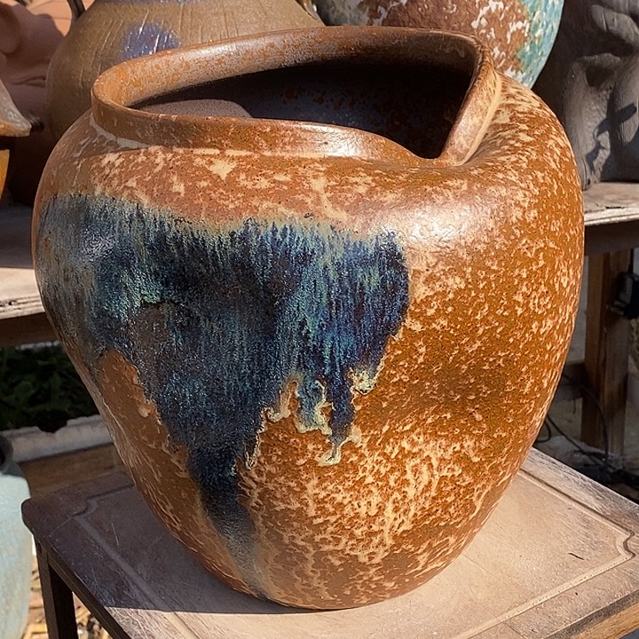 花盆紫砂口20.5高度27.5手工