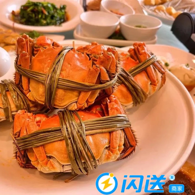 江苏精品大闸蟹（3.5两-3.3两/只）母蟹（死蟹无黄包赔）