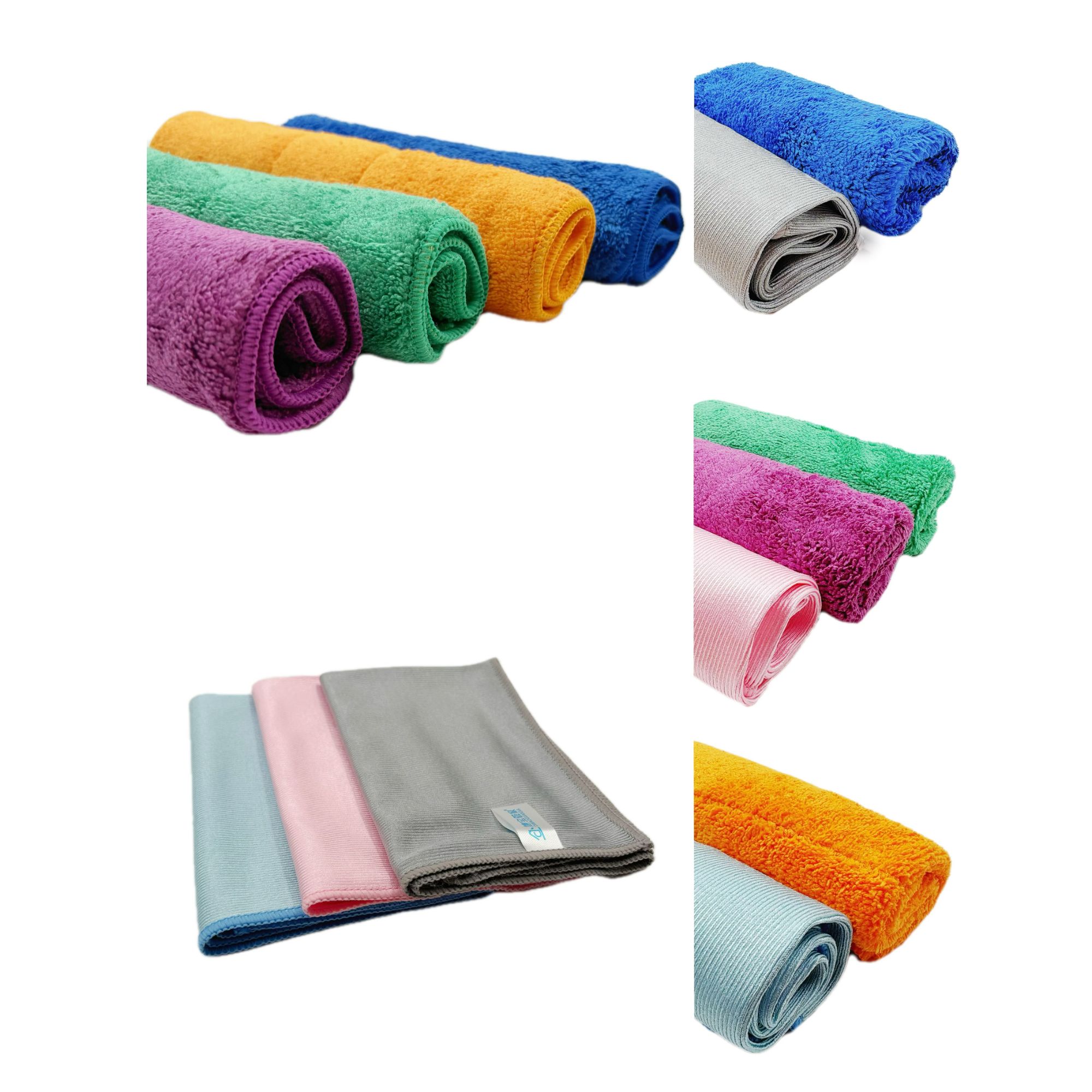 七彩毛巾套餐：全屋清洁（珊瑚绒除污+玻璃巾抛光：客卧/厨房/卫浴）