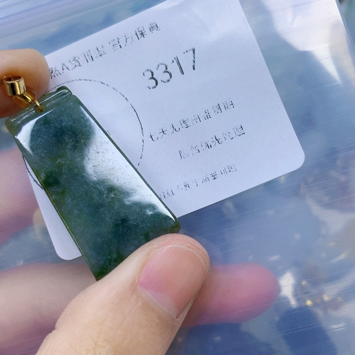 翡翠颈饰未镶嵌翡翠