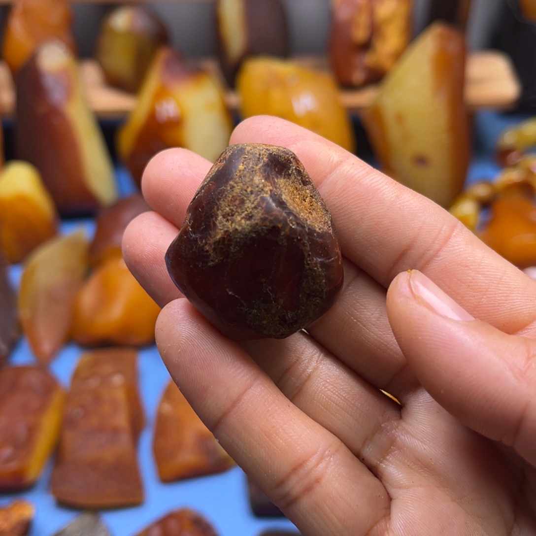 定制琥珀未镶嵌琥珀蜜蜡原石定制