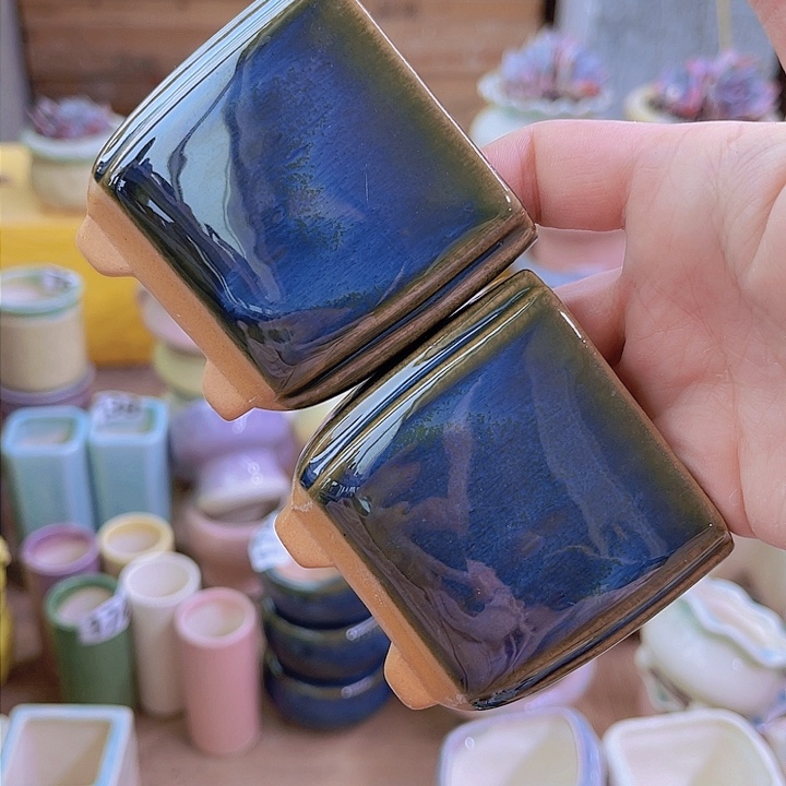 红陶陶瓷花盆当场满12包邮