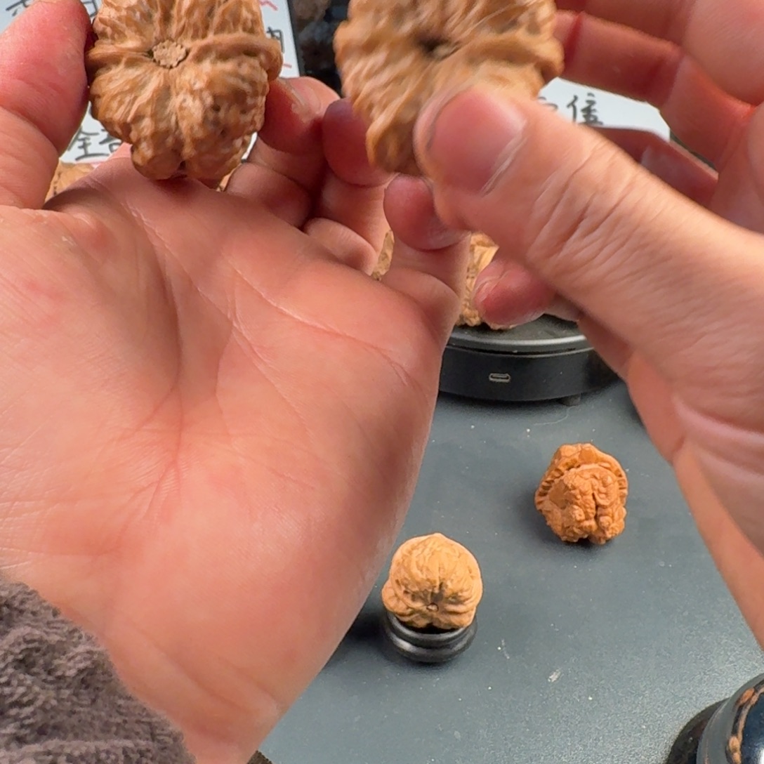 O***x吊坠文玩核桃蛤蟆的眼睛是真的好看啊