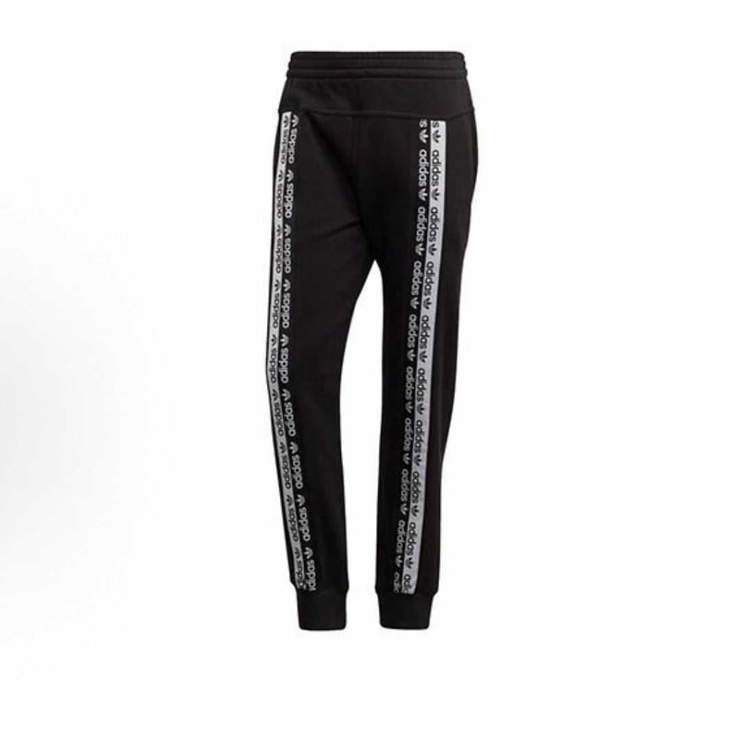 adidas originals 三叶草 舒适束脚复古运动针织裤 男款GC8688