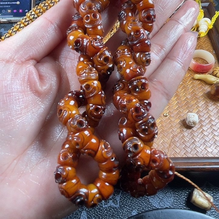 鹿骨手串/手链驼骨驼骨40