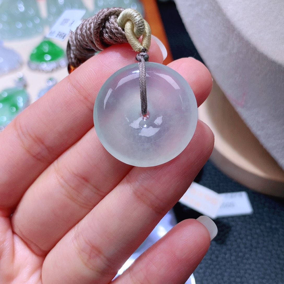 颈饰未镶嵌翡翠扣子26.2*5.6