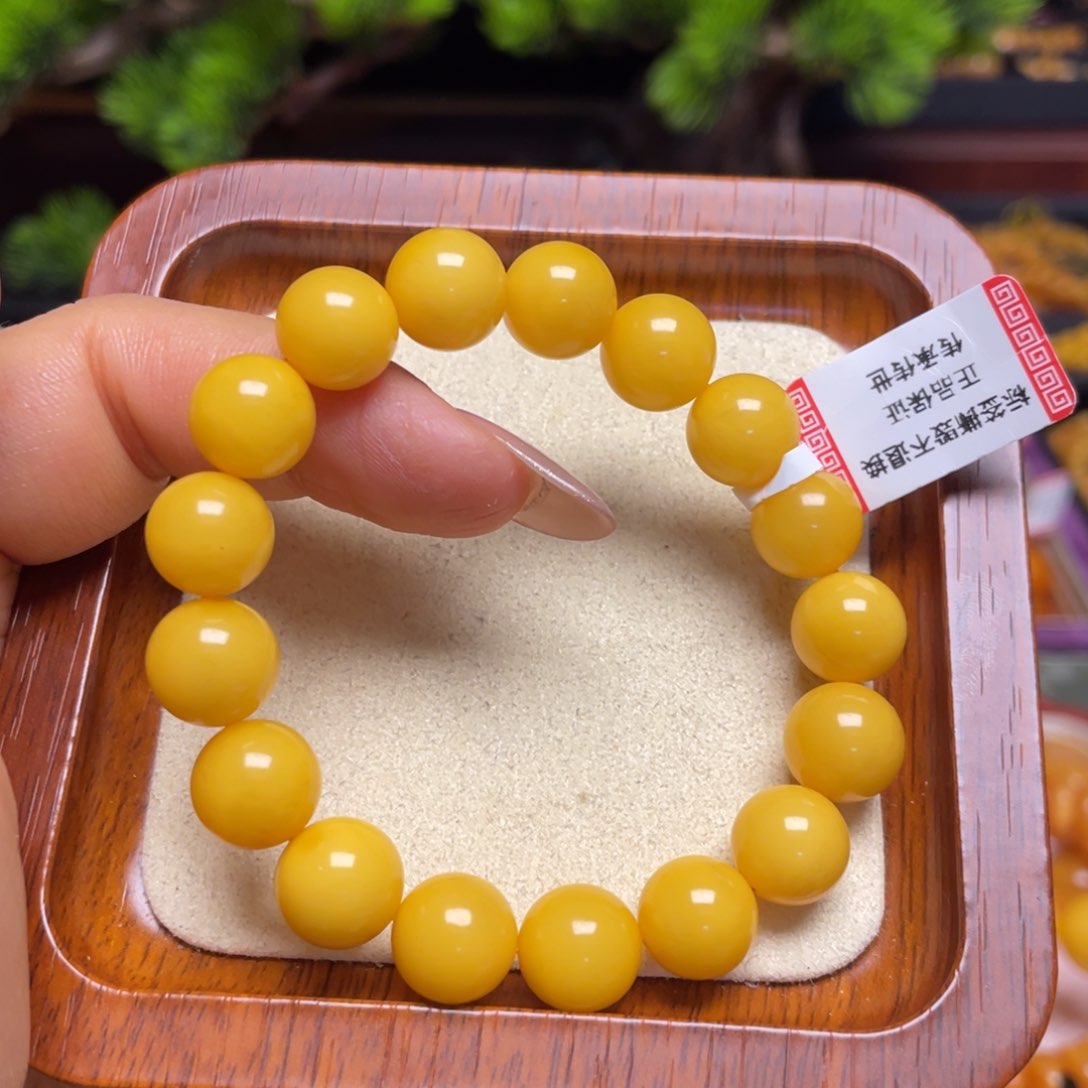 蜜蜡手链未镶嵌手串