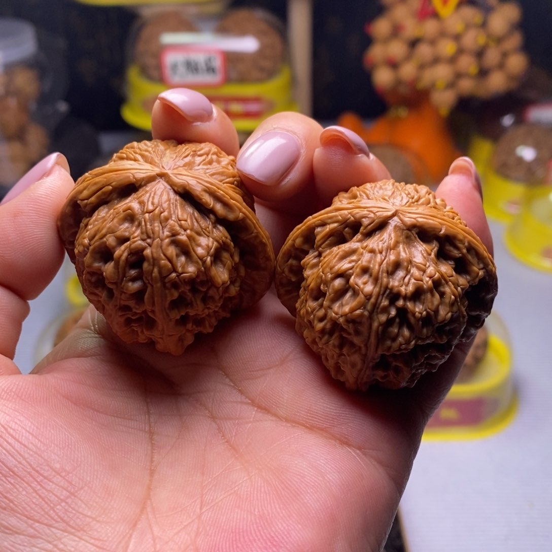 把件文玩核桃08白狮子42尺