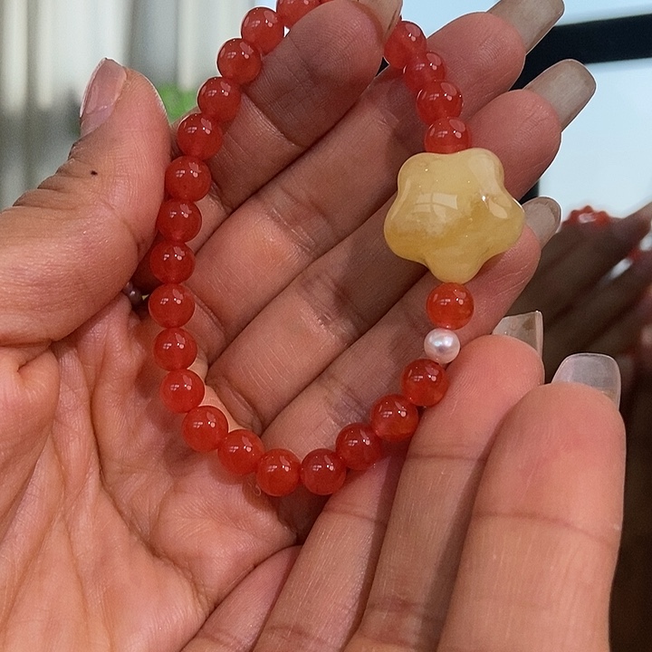 琥珀颈饰未镶嵌蜜蜡手串