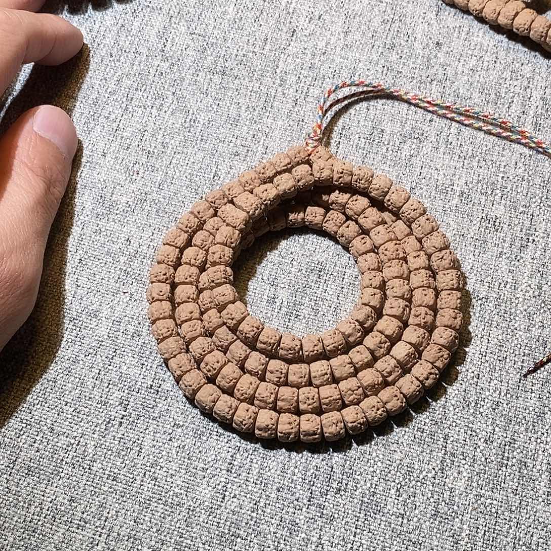 金刚菩提吊坠方块佛手7mm108