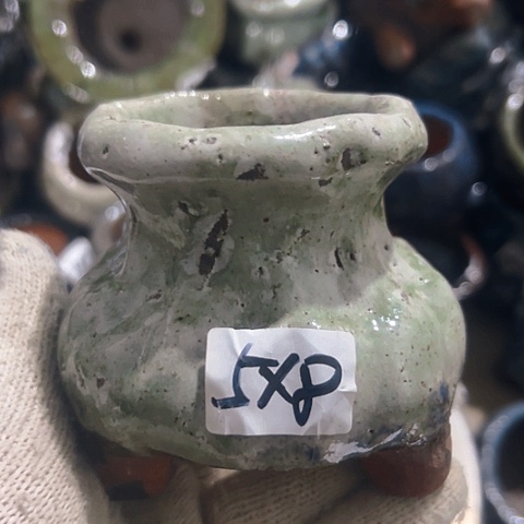 粗陶花盆手工花盆