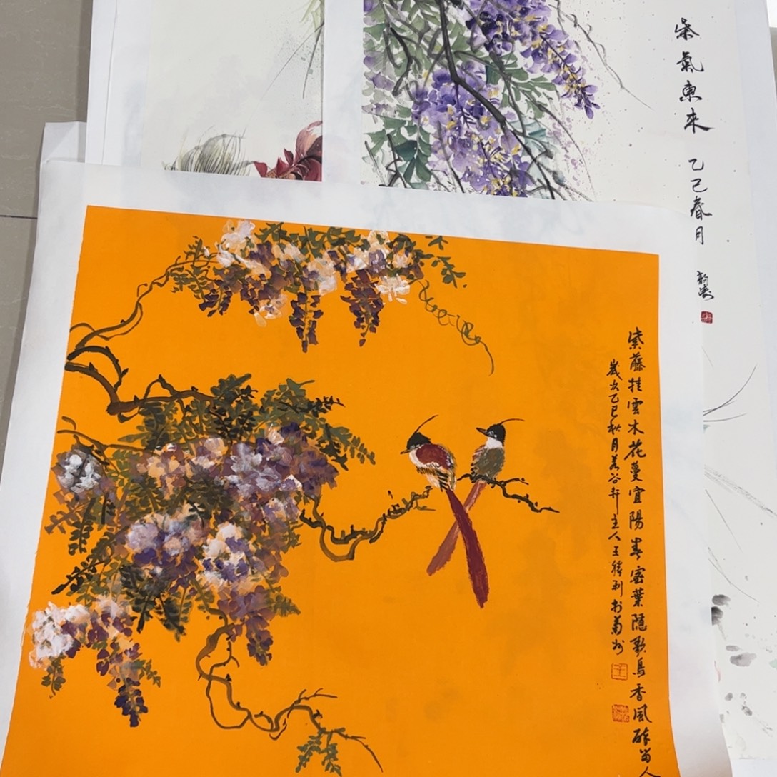 云***宿国画龚韵涛三尺若谷四尺斗方花鸟旭3