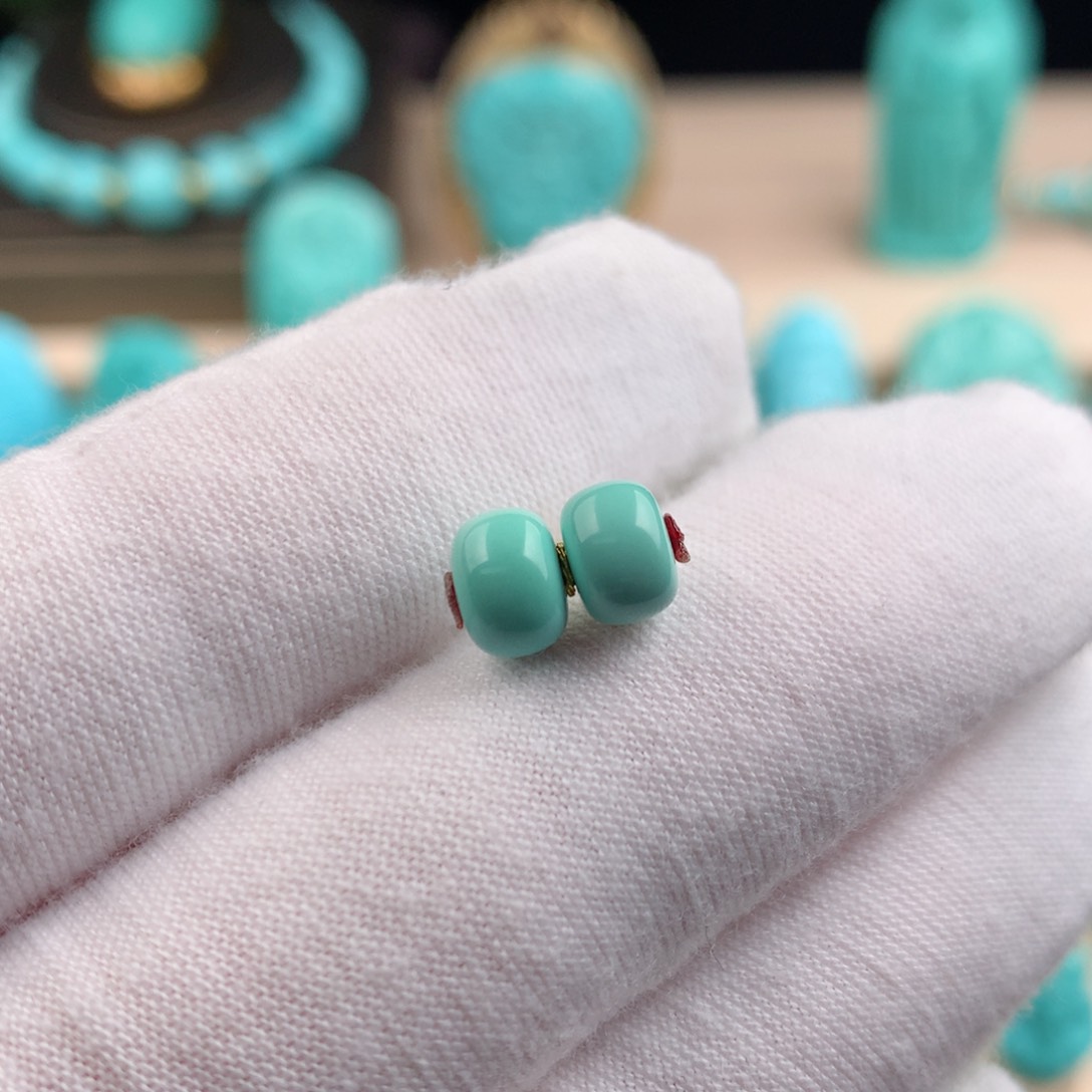 【闪购商品】绿松石配珠卡6.7未镶嵌