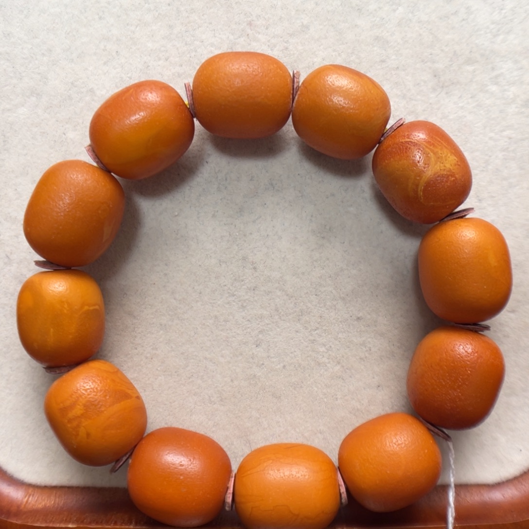 蜜蜡未镶嵌手串蜜蜡