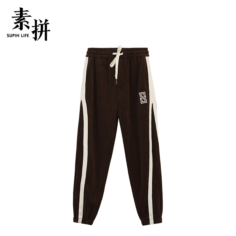 素拼休闲裤SPBXK257697BM