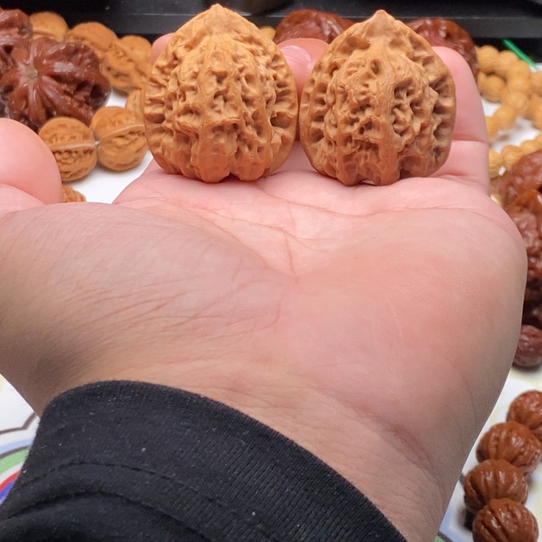 文玩核桃把件35全品佛肚