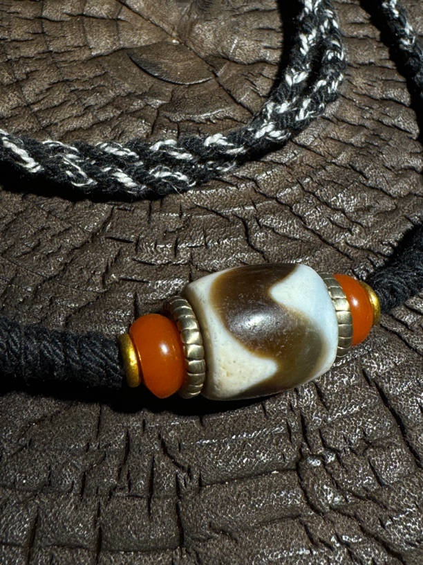 烏梵设计原创手工编绳古珠设计古风饰品绳艺项链