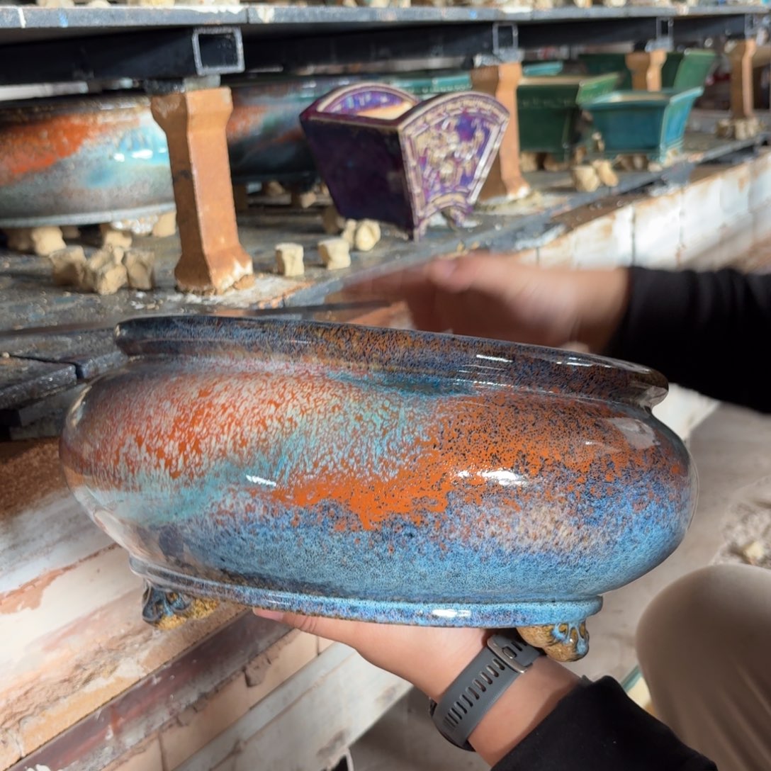 一风堂石湾花盆内口27*13