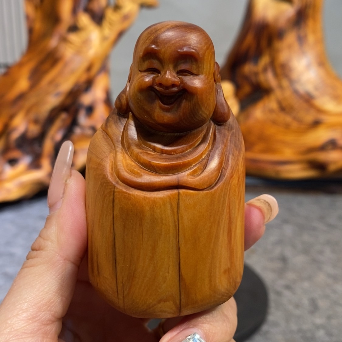 【闪购商品】柏木（崖柏）根雕木雕工艺品摆件创意，满十送一手把件